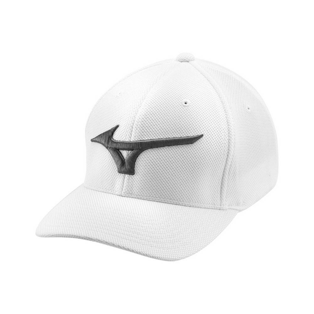 Panske Čiapky Mizuno Tour Performance Golf Biele Vypredaj OHTQ10578